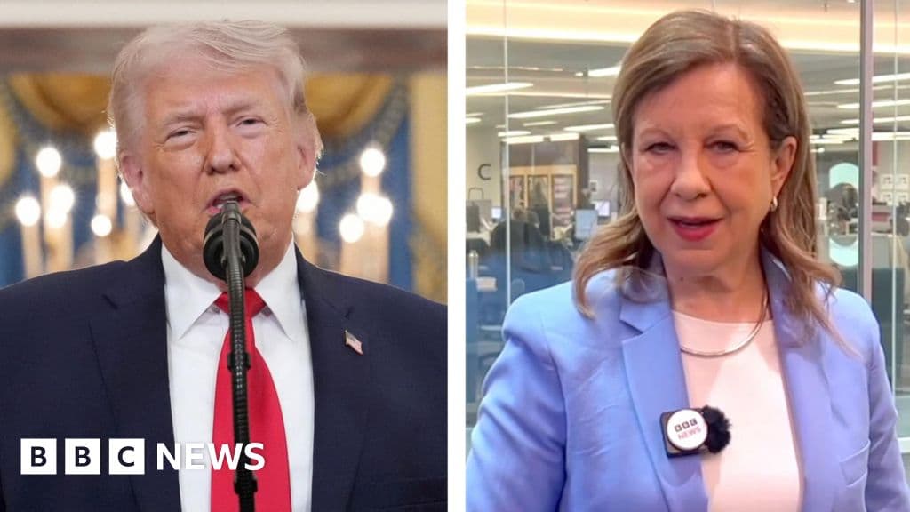 Žiūrėkite: Trumpo kintantys terminai Iranui karui baigti