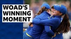 Lottie Woad donne la victoire à l'Europe à la Solheim Cup