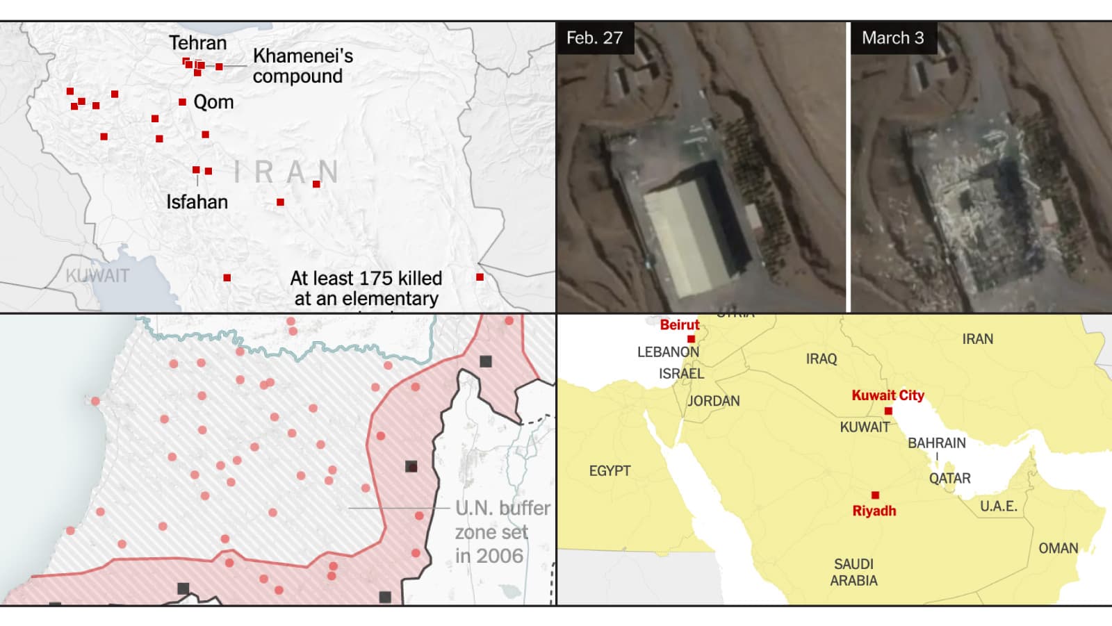 Mapping the scale of the conflict.