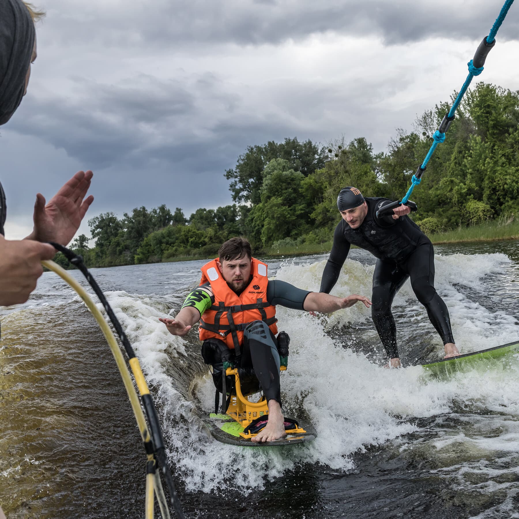 The Ukraine War Amputees Embracing Wake Boarding and Jujitsu