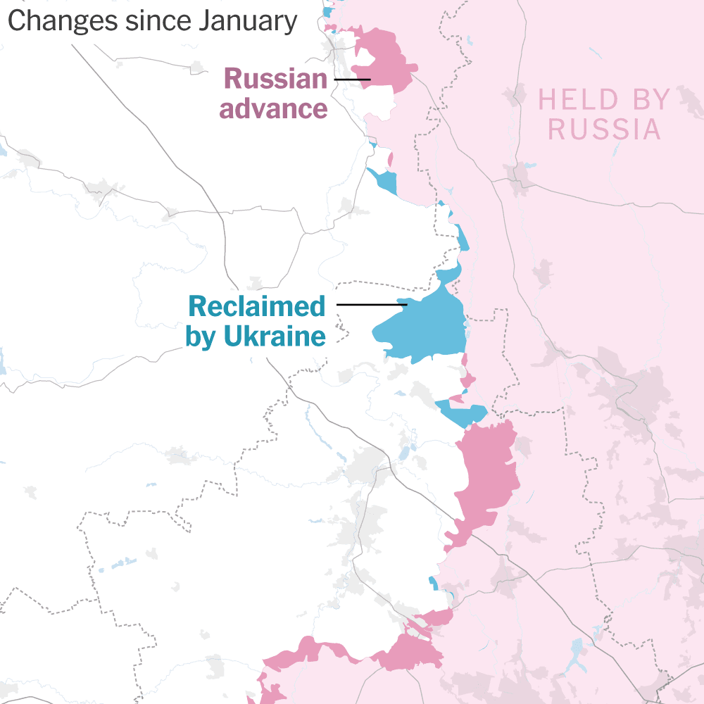 L'Ukraine reprend du terrain dans le Donbass et arrête une attaque russe